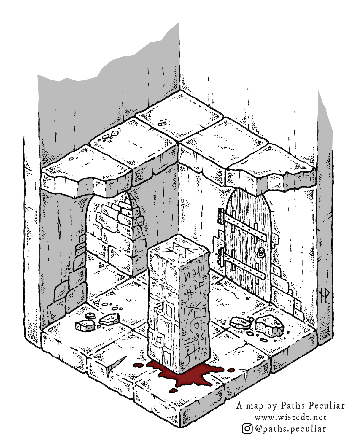 dungeon map iso